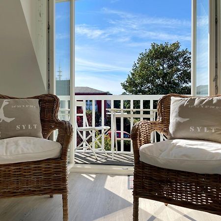 Apartamento Haus Dünenrose App 2 mit Balkon Westerland Exterior foto
