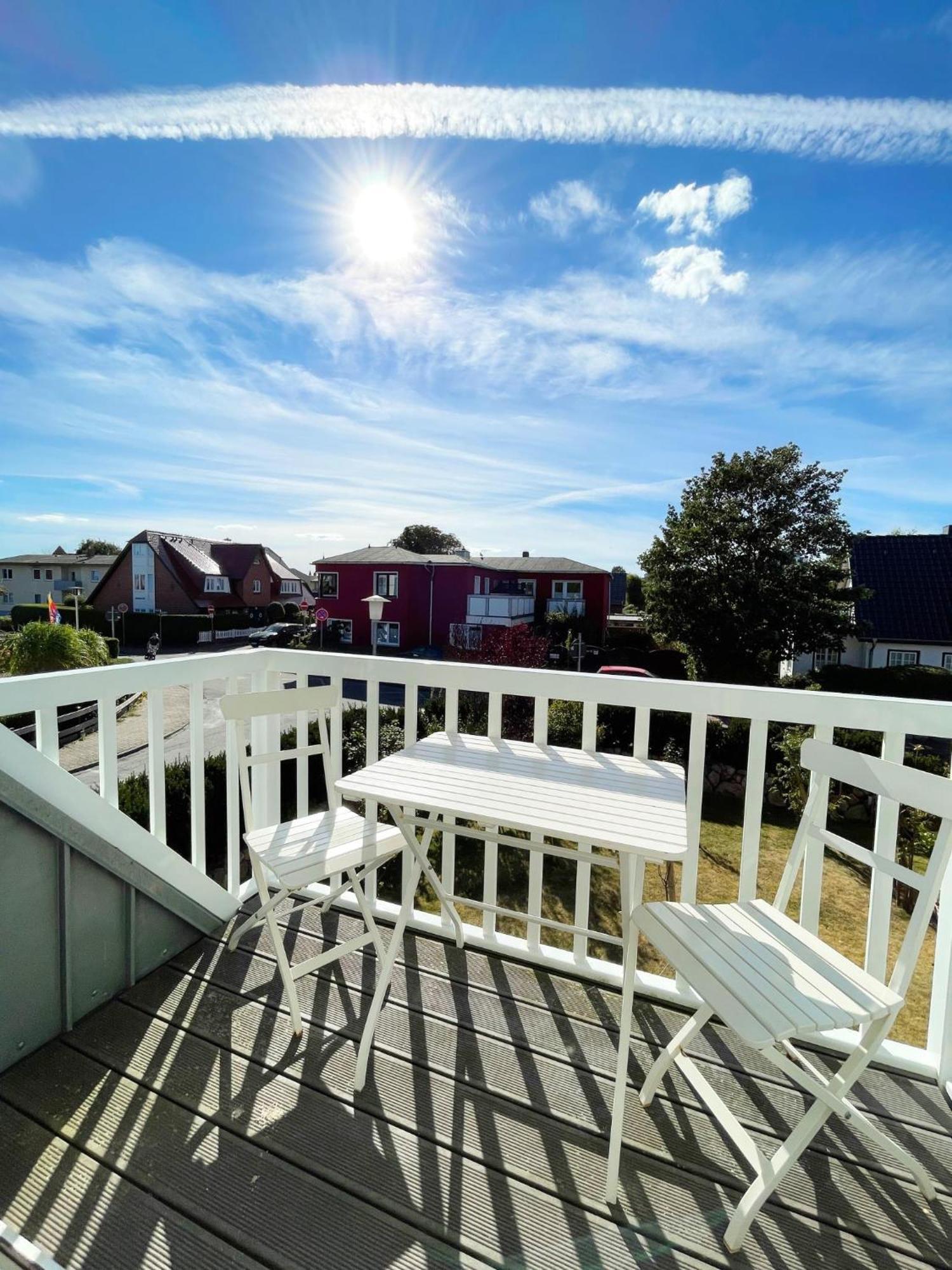 Apartamento Haus Dünenrose App 2 mit Balkon Westerland Exterior foto
