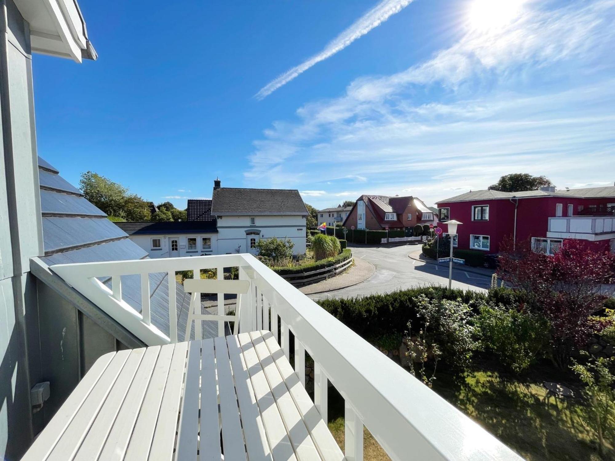 Apartamento Haus Dünenrose App 2 mit Balkon Westerland Exterior foto