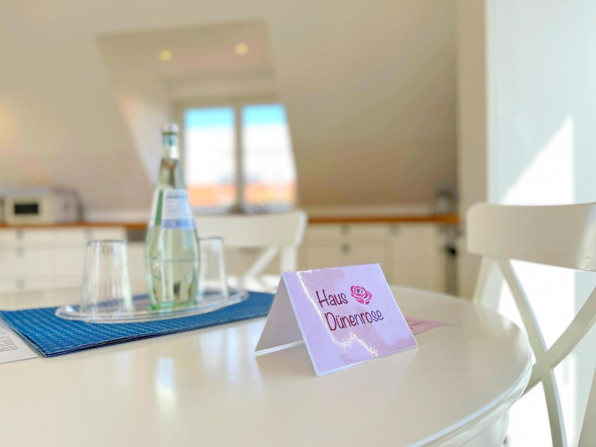 Apartamento Haus Dünenrose App 2 mit Balkon Westerland Exterior foto