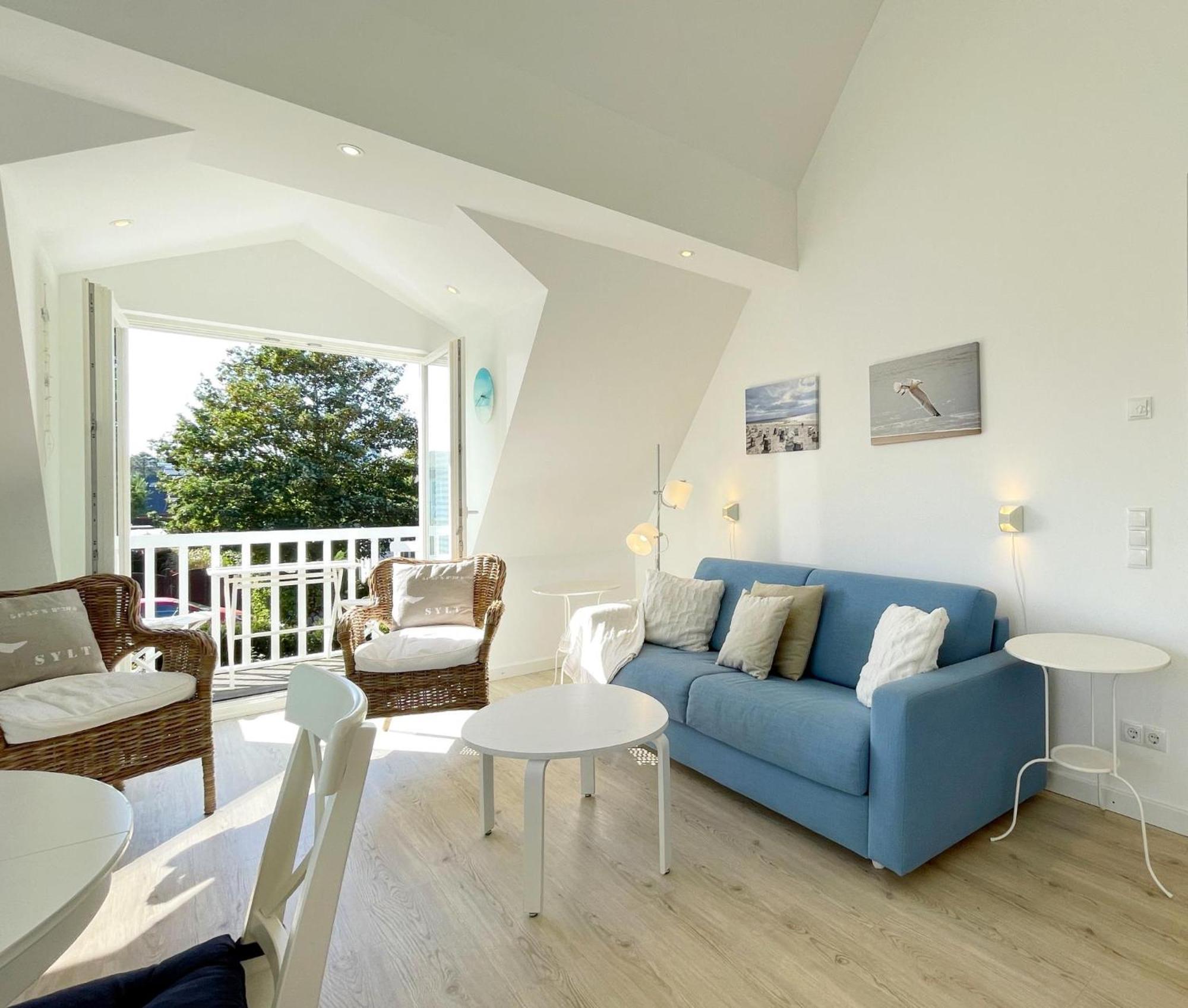 Apartamento Haus Dünenrose App 2 mit Balkon Westerland Exterior foto